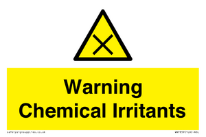 Warning Chemical Irritants 