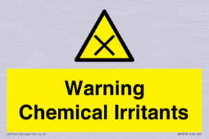 Warning Chemical Irritants 