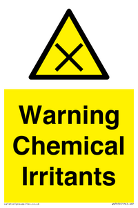 Warning Chemical Irritants 