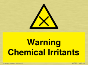 Warning Chemical Irritants 