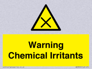 Warning Chemical Irritants 