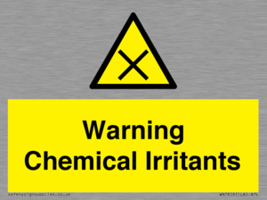 Warning Chemical Irritants 