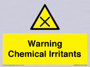Warning Chemical Irritants 