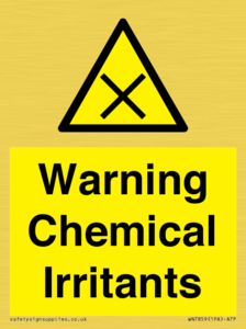 Warning Chemical Irritants 