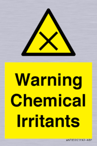 Warning Chemical Irritants 