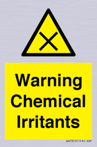 Warning Chemical Irritants 