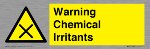 Warning Chemical Irritants 