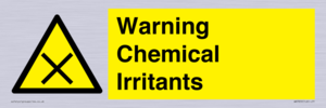 Warning Chemical Irritants 