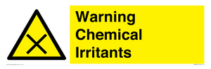 Warning Chemical Irritants 
