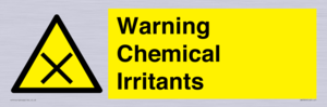 Warning Chemical Irritants 