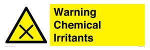 Warning Chemical Irritants 