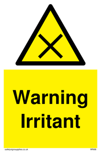 warning irritant