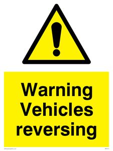 Warning Vehicles reversing