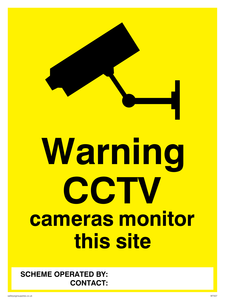 CCTV cameras monitor this site