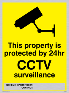 Property protected by 24hr CCTV