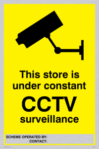 Store under constant CCTV