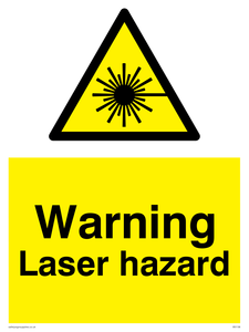 warning laser hazard