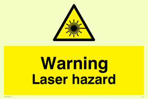 warning laser hazard