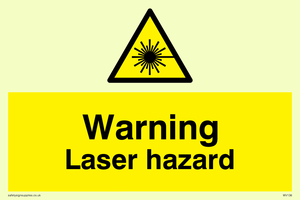 warning laser hazard