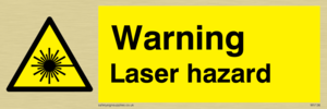 warning laser hazard