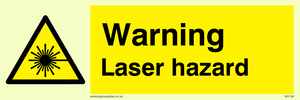 warning laser hazard