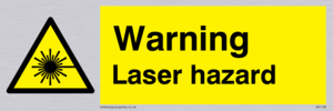 warning laser hazard