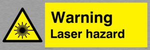 warning laser hazard