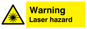 warning laser hazard