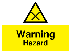 warning hazard sign 