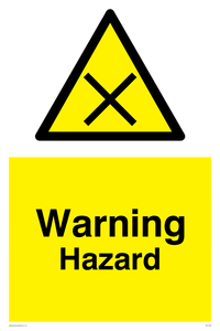 warning hazard sign 