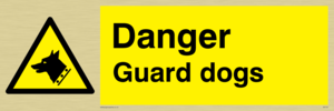 danger guard dogs
