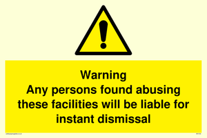 Persons abusing facilities