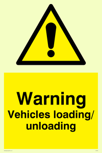 warning vehicles loading unloading