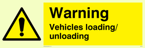 warning vehicles loading unloading