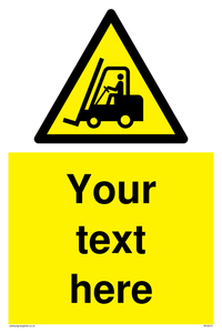 Custom Forklift Sign
