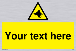 custom guard dog warning sign