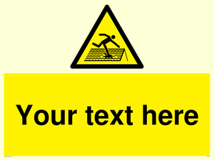 Custom Figure on Roof Sign