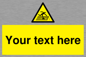 Custom Figure on Roof Sign