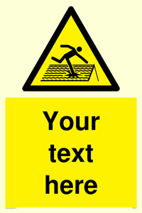 Custom Figure on Roof Sign