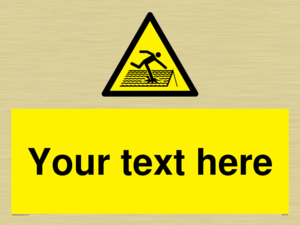 Custom Figure on Roof Sign