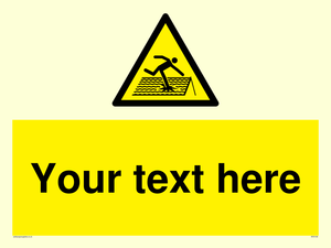 Custom Figure on Roof Sign