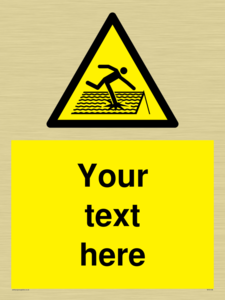 Custom Figure on Roof Sign