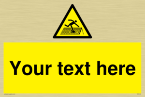 Custom Figure on Roof Sign