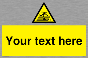 Custom Figure on Roof Sign