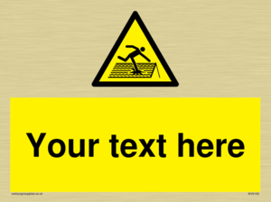 Custom Figure on Roof Sign