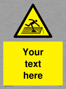 Custom Figure on Roof Sign