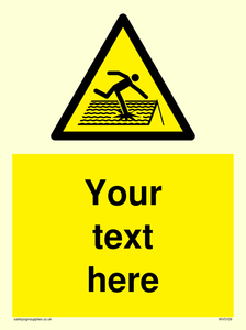 Custom Figure on Roof Sign