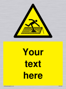 Custom Figure on Roof Sign