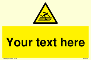 Custom Figure on Roof Sign