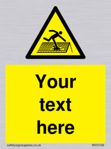 Custom Figure on Roof Sign